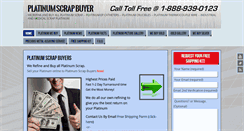 Desktop Screenshot of platinum-scrap-buyer.com